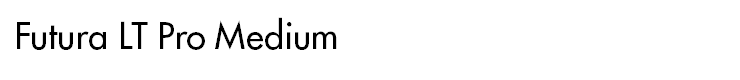 Futura LT Pro Medium