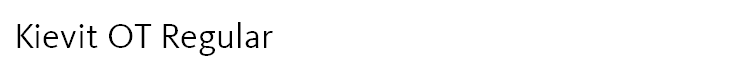 Kievit OT Regular