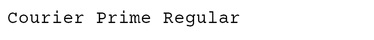 Courier Prime Regular