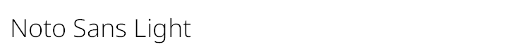 Noto Sans Light - {FONT_FILE_NAMES_EX} Noto Sans Light